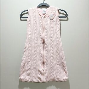 HALO Sleeping Sack Girls Light Pink Knit Cotton/Polyester Size Medium